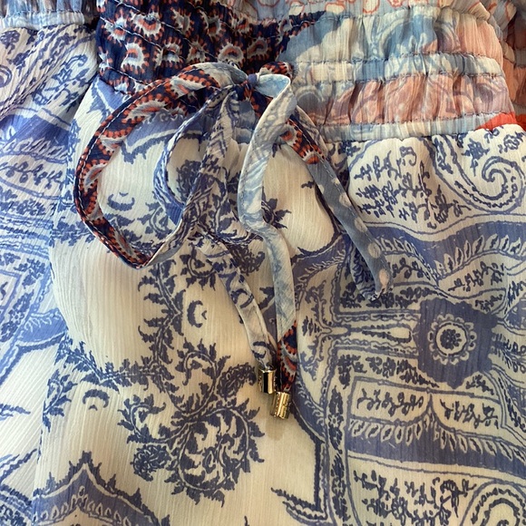 Tommy Hilfiger Patchwork Print off Shoulder Dress 16 - Picture 9 of 12